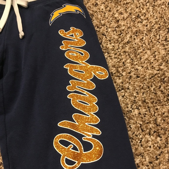 Chargers ⚡️ Jogger Bottoms Girls Size 8 - Picture 2 of 4